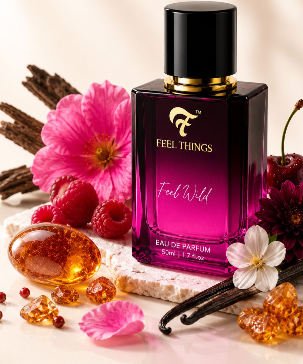 feel wild perfume A vibrant blend of fruity, floral, and warm notes crafted to keep you feeling fresh, confident, and unforgettable all day long