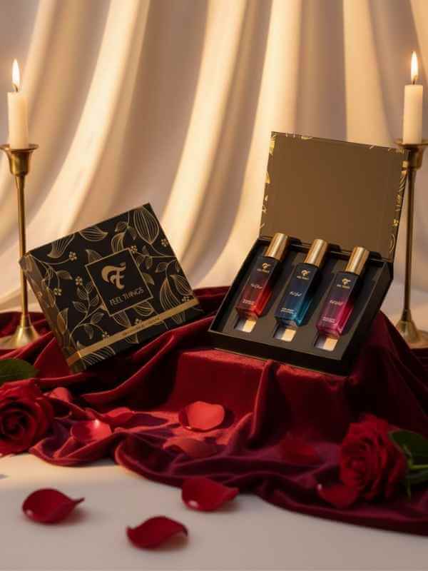 Unisex gift set trio perfume