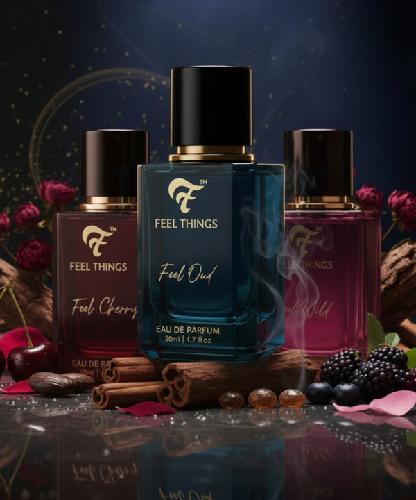 TRIO COMBO PERFUME SET CHERRY,OUD AND WILD 3*50ml