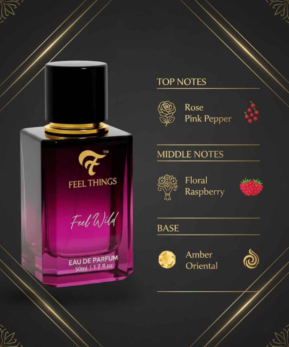 FEEL WILD PERFUME | UNISEX| 50ML amber oriental fragrance