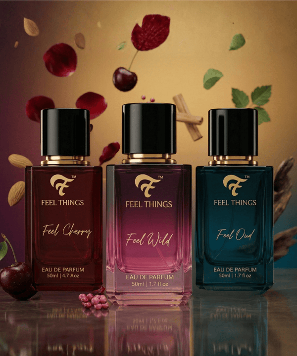 TRIO COMBO PERFUME SET CHERRY,OUD AND WILD 3*50ml