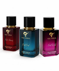 TRIO COMBO PERFUME SET CHERRY,OUD AND WILD 3*50ml