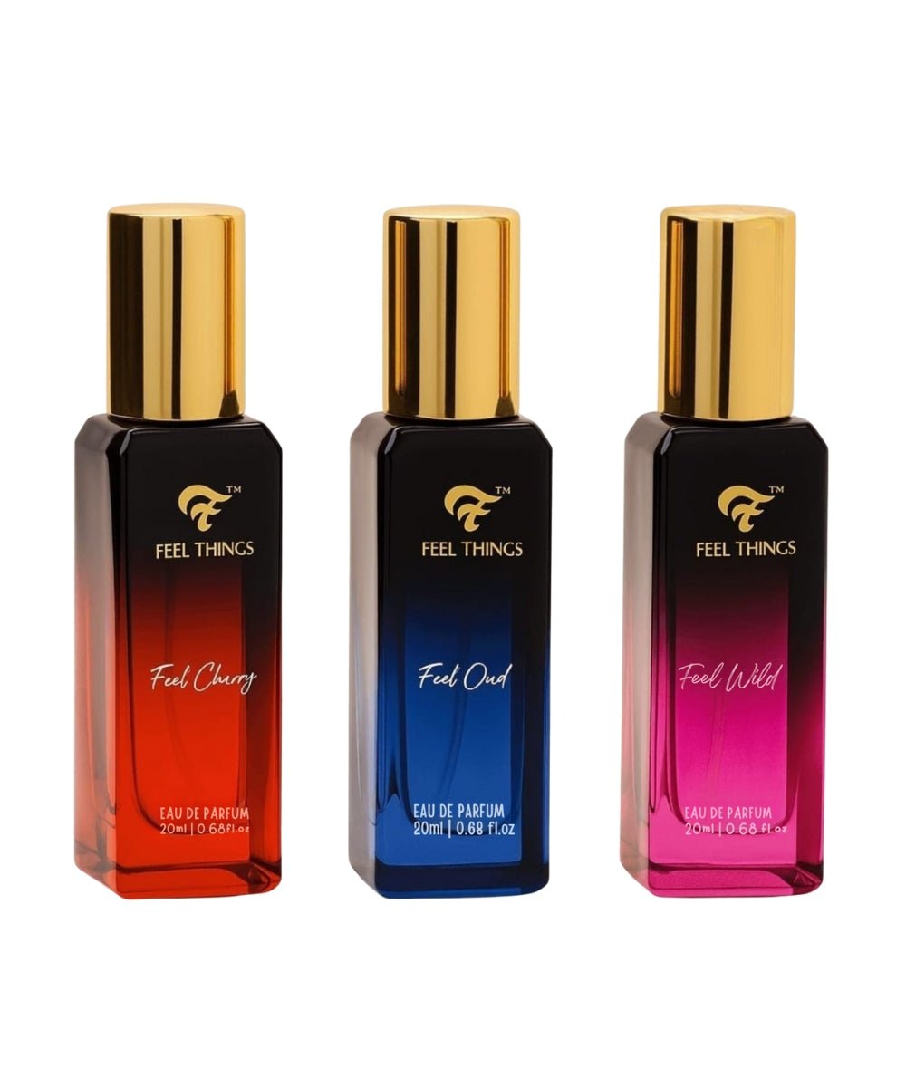 Unisex Perfume Gift Set 3 X 20ML3-in-1 fragrance trio set aromatic woody scent