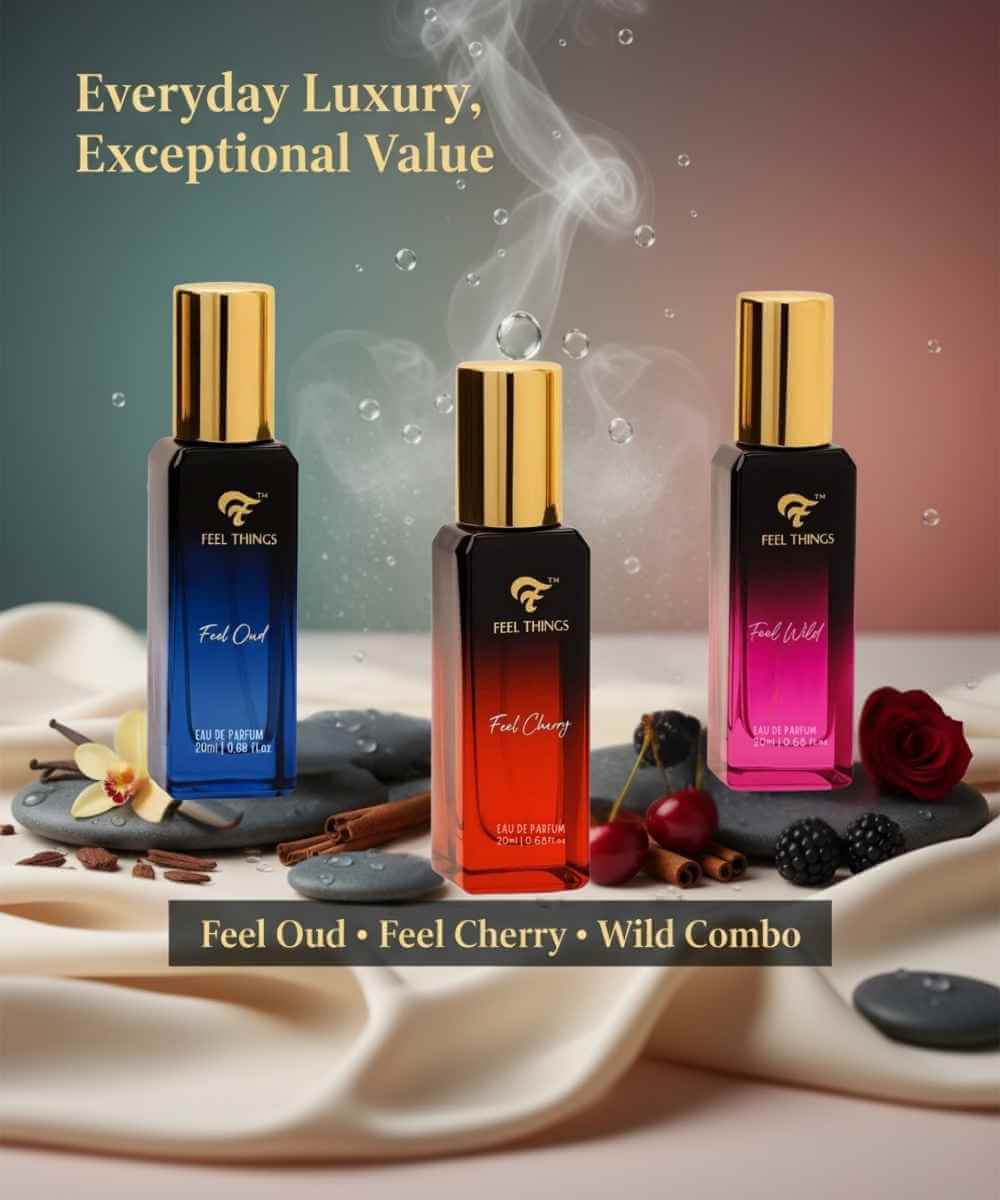 Unisex Perfume Gift Set 3 X 20ML3-in-1 fragrance trio set aromatic woody scent